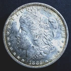 1885-O Morgan Silver Dollar $1 New Orleans Better Eye Appeal Toning Strong Detai
