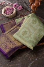 Bollywood Bridal Silk Saree Blouse South Indian Party Wear Saree Designer Sari