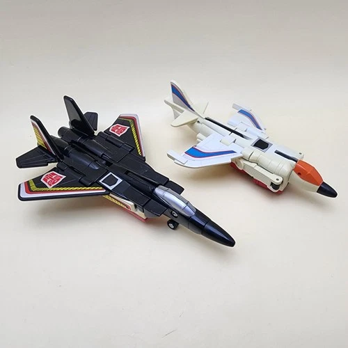 TRANSFORMERS G1 (Vintage 1985) AIR RAID & SLINGSHOT Aerialbots (Superion) Jets