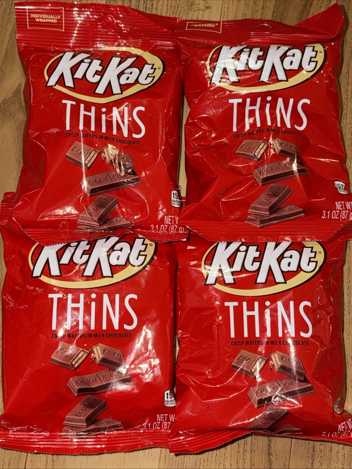 KIT KAT Milk Chocolate Wafer Snack Size Candy Bars 3.1 Oz Ea. BB 11/25