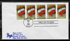 1¢ WONDER'S ~ US FDC 25¢ COMANCHE INDIAN HEADDRESS BOOKLET PANE 1990 ~ D380