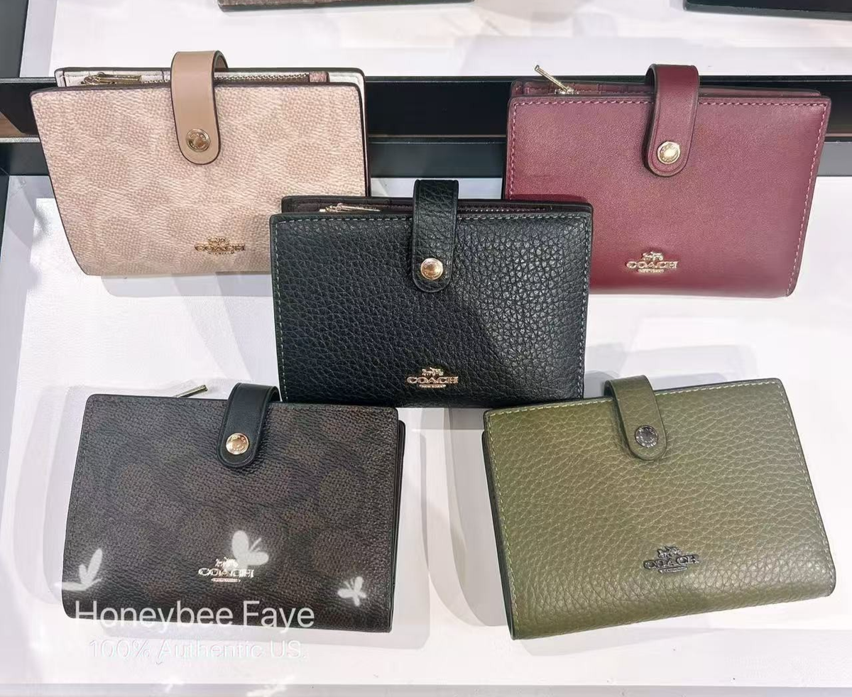 NWT Coach 2 In 1 Wallet In Blocked Signature Canvas CBK54/CCL70