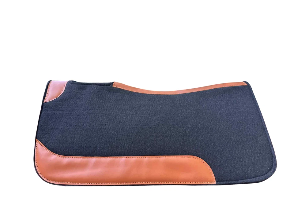 Almohadilla para silla de montar Western de fieltro contorno 32 x 32" almohadilla occidental de 3/4" de grosor Foto 2 de 4