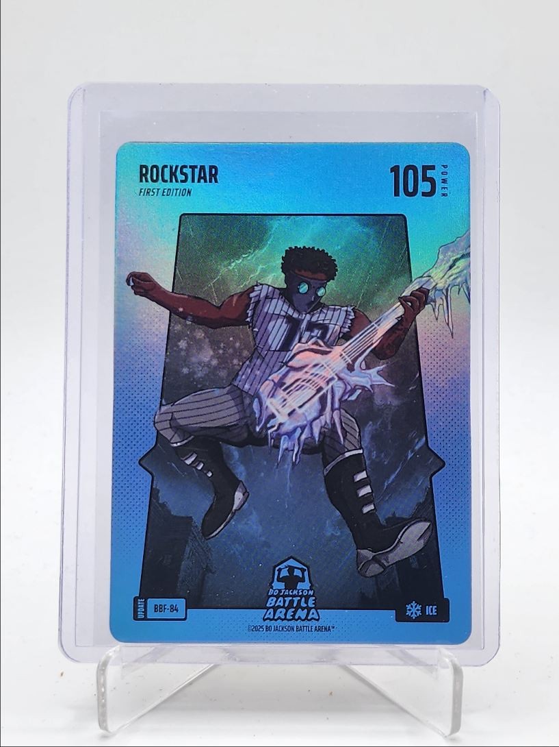 JAZZ CHISHOLM ROCKSTAR 2025 BATTLE ARENA FIRST ED BLUE BATTLEFOIL ICE Q5918