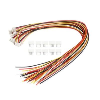 15 Pair 30cm JST-PH 2.0mm 4-Pin Female Male Connector with 26AWG Cables