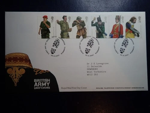 First Day Cover - British Army Uniforms - Holmbrook (Ref G13)