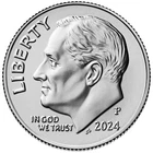 2024-P Roosevelt Dime — photo from another recent sale