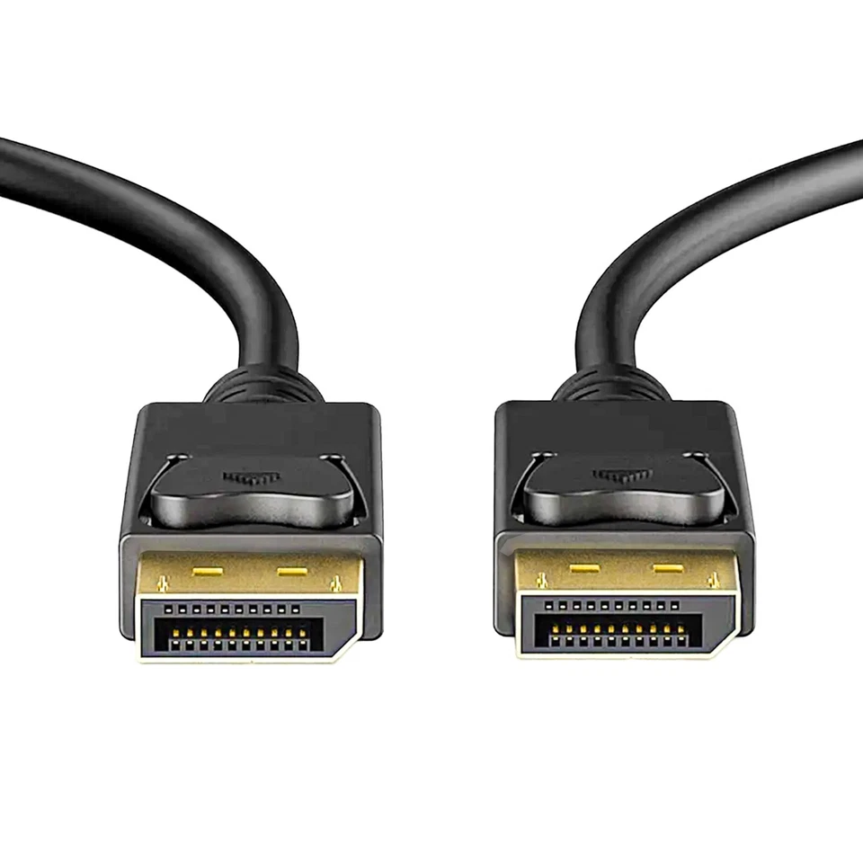 Lot of 1-100 6FT DisplayPort Cable 4k@60hz 2k@165hz HD Video cable DP to DP Male - Image 2 of 4