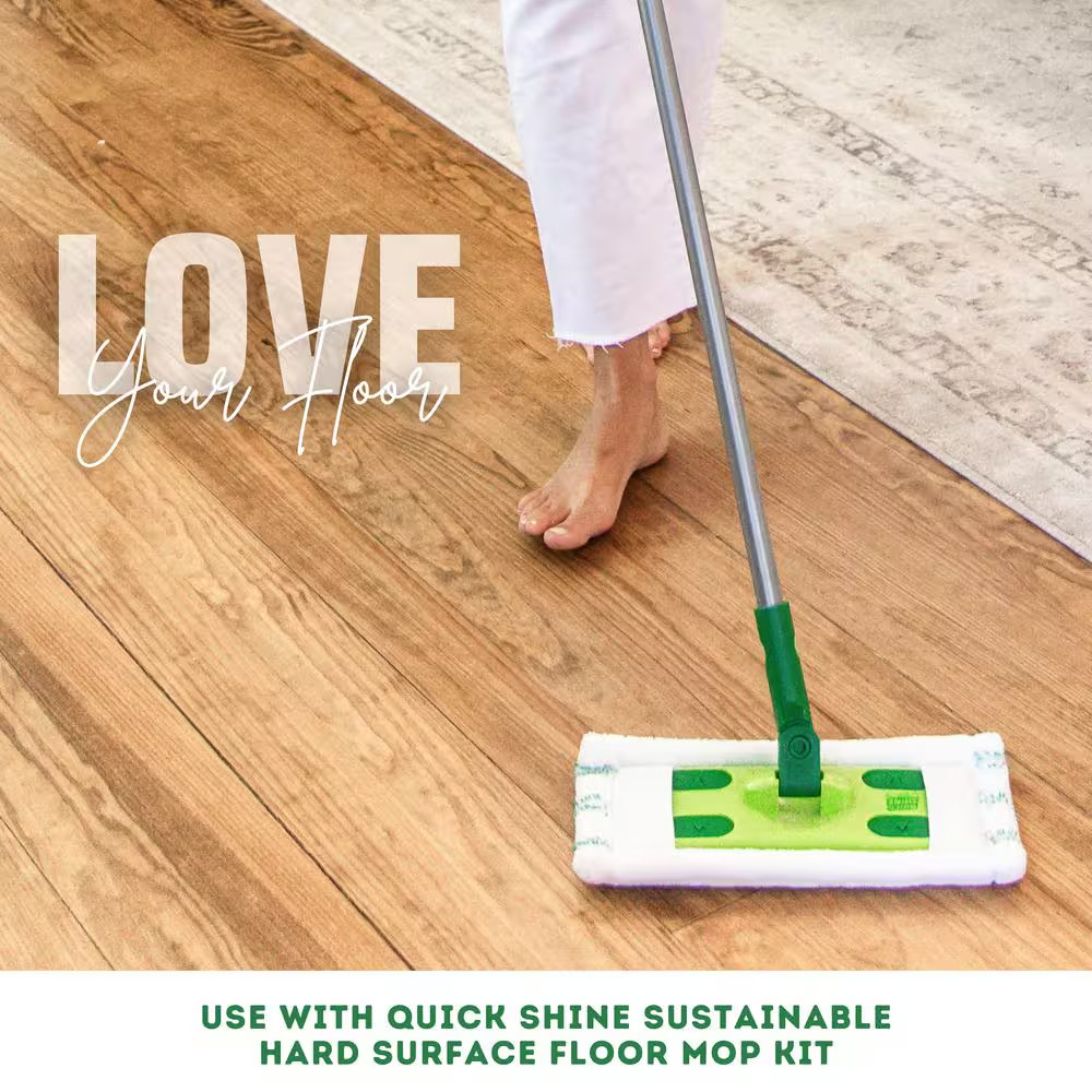 Quick Shine 27 oz. Floor Finish Protects Hardwood Tile Laminate Vinyl & Stone