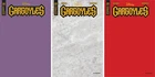 Lot Of 3 Gargoyles #1 Blank Sketch Cover Variants Purple, Granite, Red Dynamite