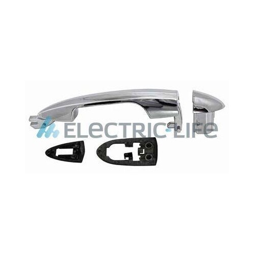 Poignée De Porte Extérieure Gauche Avant Electric Life ZR80894 Pour Fiat - Transparent/chrome