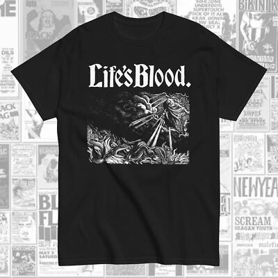 Life's Blood T-Shirt New York Hardcore Punk Oi! Agnostic Front