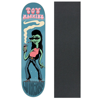 Toy Machine Skateboard Deck Lutheran Stevie Gee 8'' x 32'' with Griptape