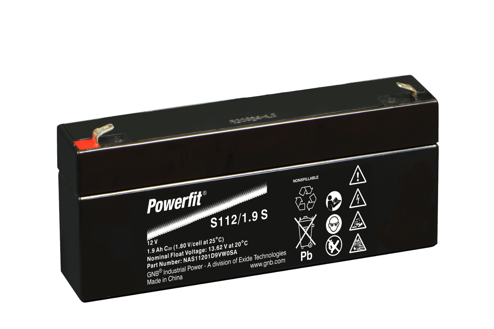 12v 2.3ah Rechargeable Battery for Veritas 8 Compact Alarm