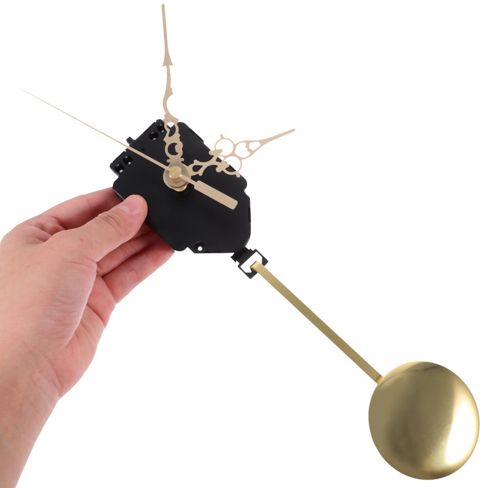 Clock Mechanism And Hands Kit Long Shaft DIY Repair Movement eBay