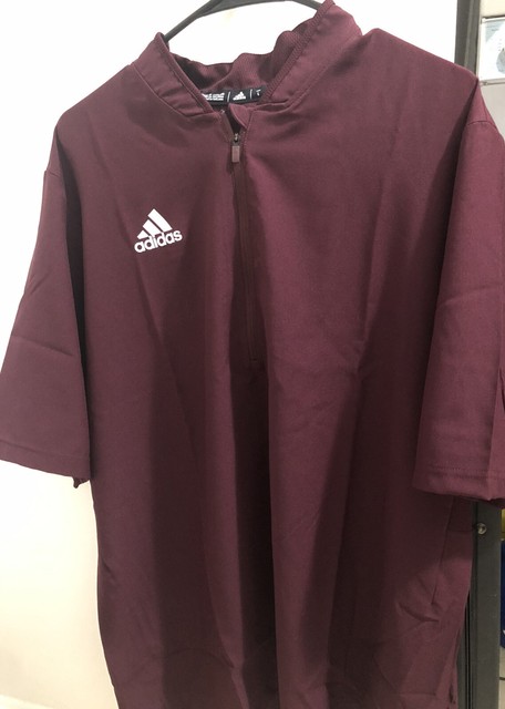 maroon baseball pullover