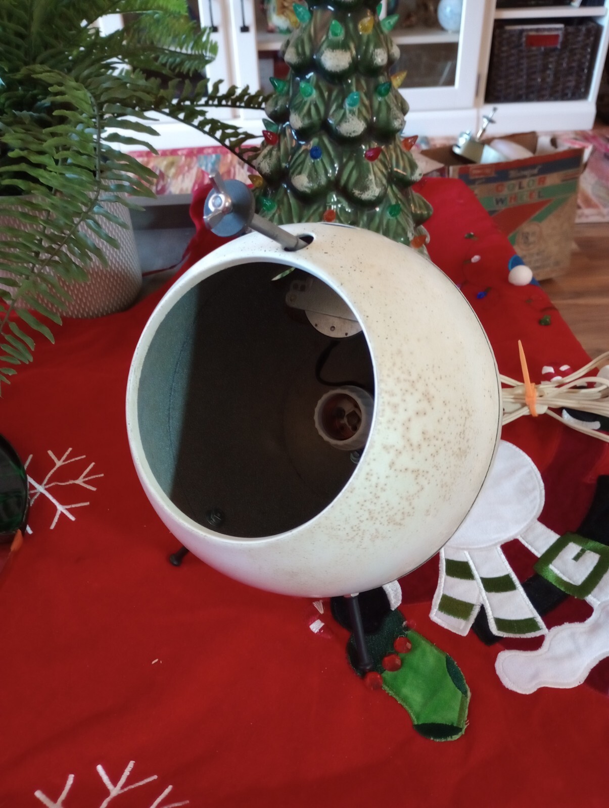 VINTAGE ALUMINUM CHRISTMAS TREE COLOR WHEEL eBay