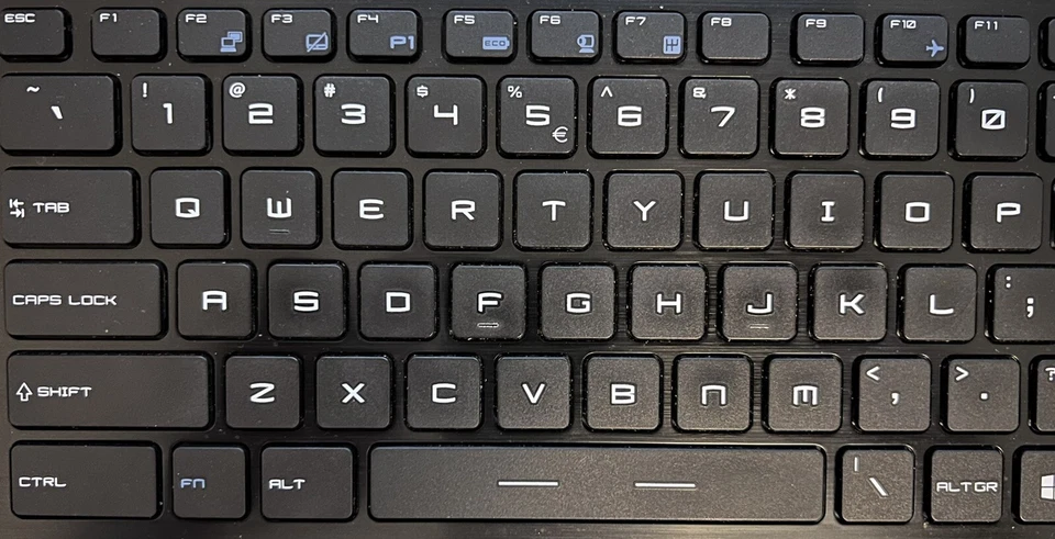 MSI GL72 | GE72 | GP72 GAMING LAPTOP KEYBOARD SINGLE REPLACEMENT KEYS KEYCAPS - Image 4 of 4