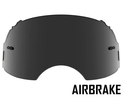 GOGGLE-SHOP REPLACEMENT SMOKE LENS to fit OAKLEY AIRBRAKE MOTOCROSS GOGGLES