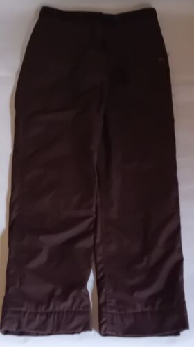 Craghoppers Fleece Lined Trousers Women's Size 10 Dark Brown Solardry - Picture 1 of 15