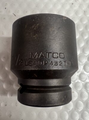 MATCO TOOLS USA - DP482TW - 3/4  DRIVE - 1-1/2  1.5  - 12POINT IMPACT SOCKET
