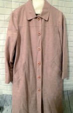 Women's Vintage Size 10 P All Weather Coat Full Pink Clipper Mist Londontown 60s