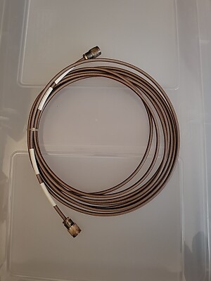 16' Thermax RGS400 RF Cable Assy w/ BNC Male-BNC Male M39012/26-0101, NOS.