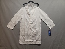 Landau Classic White Long Lab Coat Size Small New With Tags