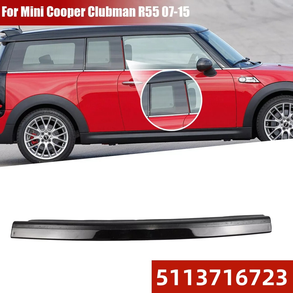 ROVER MINI Clubman パブミラー 51137167236 Right B Column Cover Pillar Trim For Mini Cooper