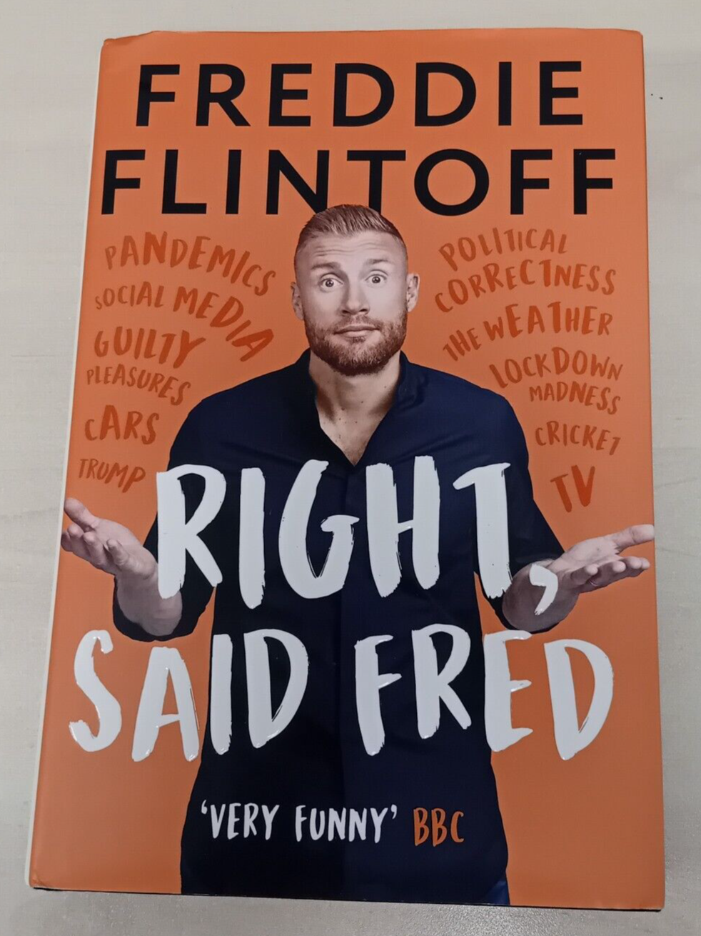 Right, Said Fred by Andrew Flintoff (Hardcover book, 2020)
