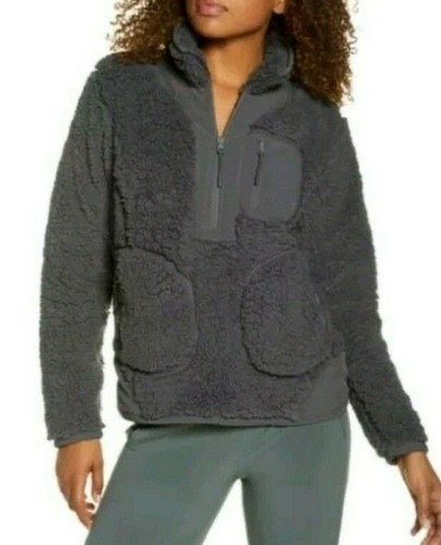 Zella Faux Shearling Pullover Jacket 