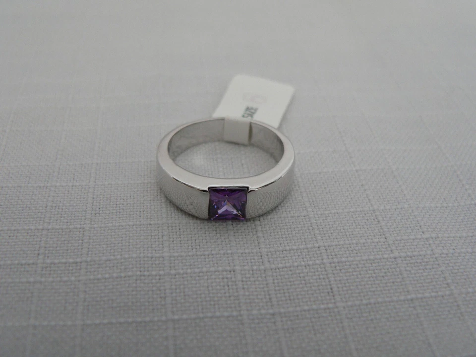 Anillo Park Lane Anfitriona Retirada Tanzanita Cristal Púrpura ¡Bonito!  TALLA 6 Foto 2 de 2