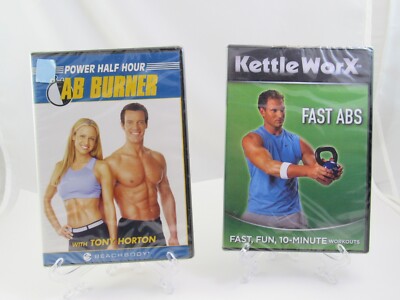 Power Half Hour Ab Burner with Tony Horton & Kettle Worx Fast ABS - Lot 0f 2