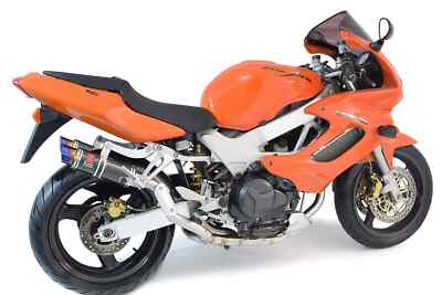 VTR1000 F Firestorm (SC36) Auspuff High Level GP Rund Schalldämpfer Enddosen CL23R