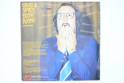 UGLY DAVE GRAY & SPICY BOOM BOOM UNCENSORED VINYL RECORD LP CRIN
