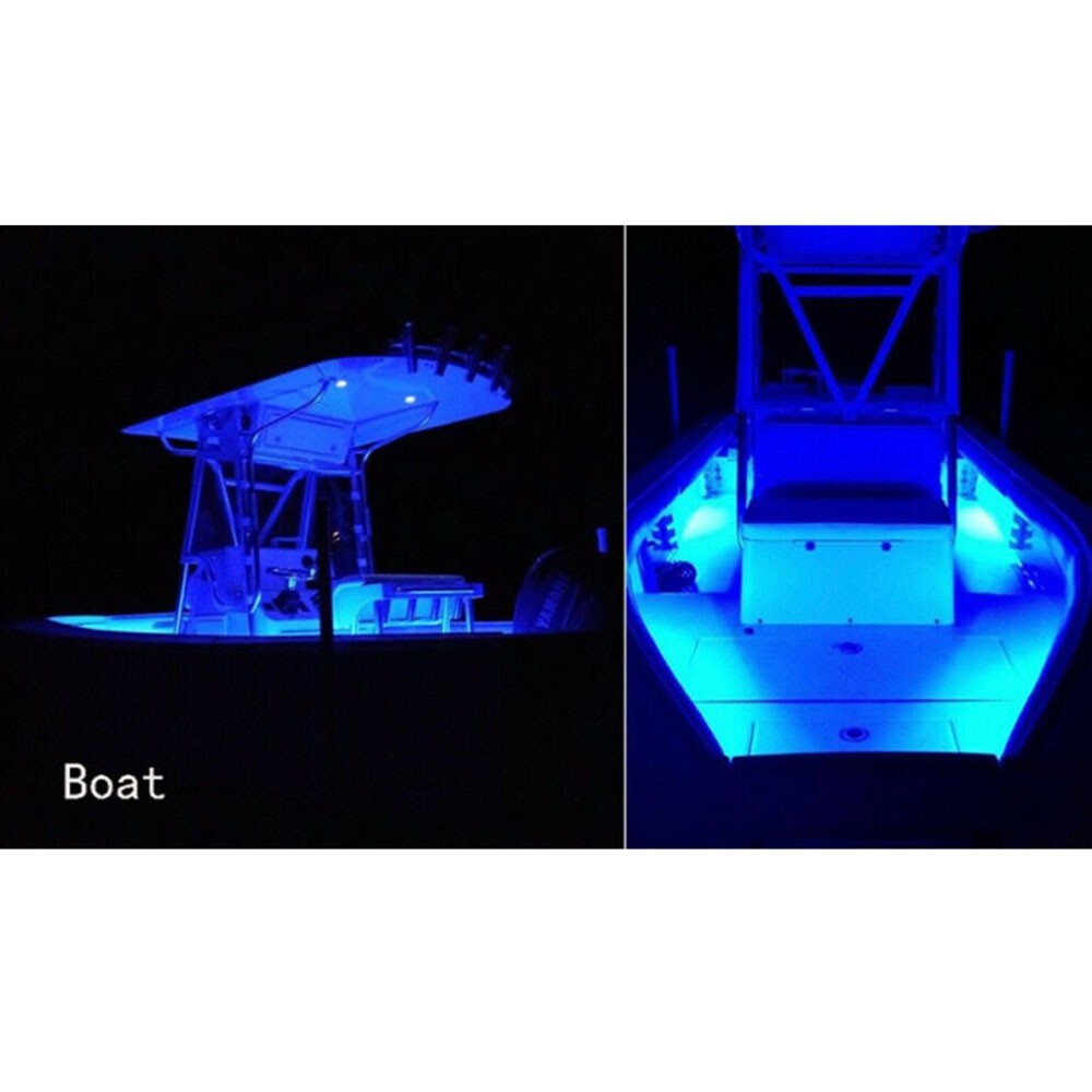 8x LED Boat Light for Underwater Troll Swimming Pool Pond Pond Lighting