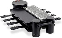 Raclette-GeräT H.Koenig RP360 Klappbar Raclette-Grill 8 PfäNnchen 1200 Watt