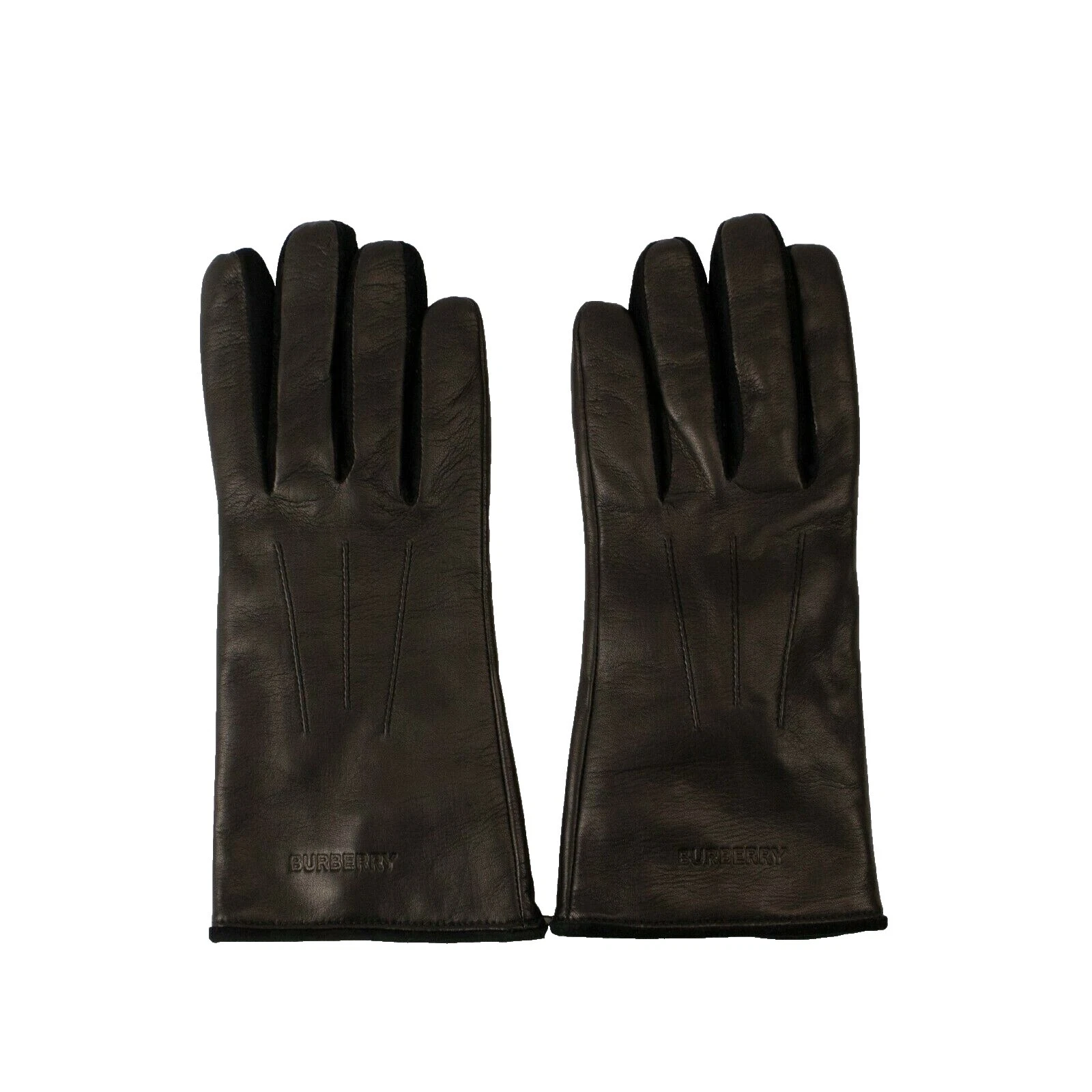 Black Leather Casual Gloves & Mittens for Women