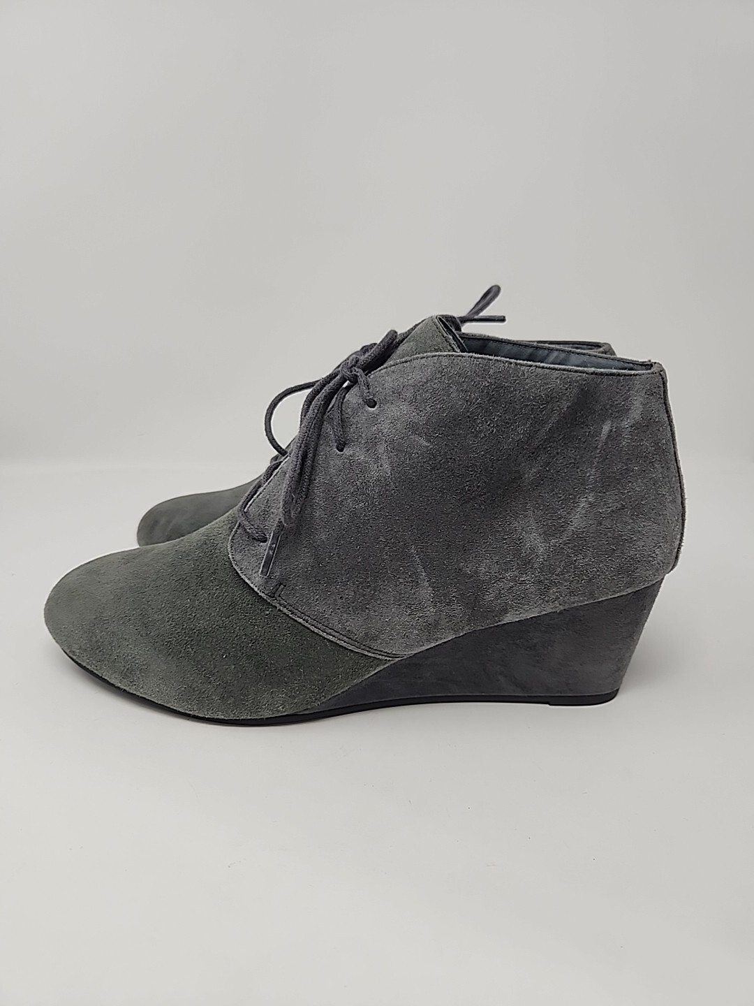 Vionic Womens Size 8.5 Booties Solid Gray Wedge B… - image 3