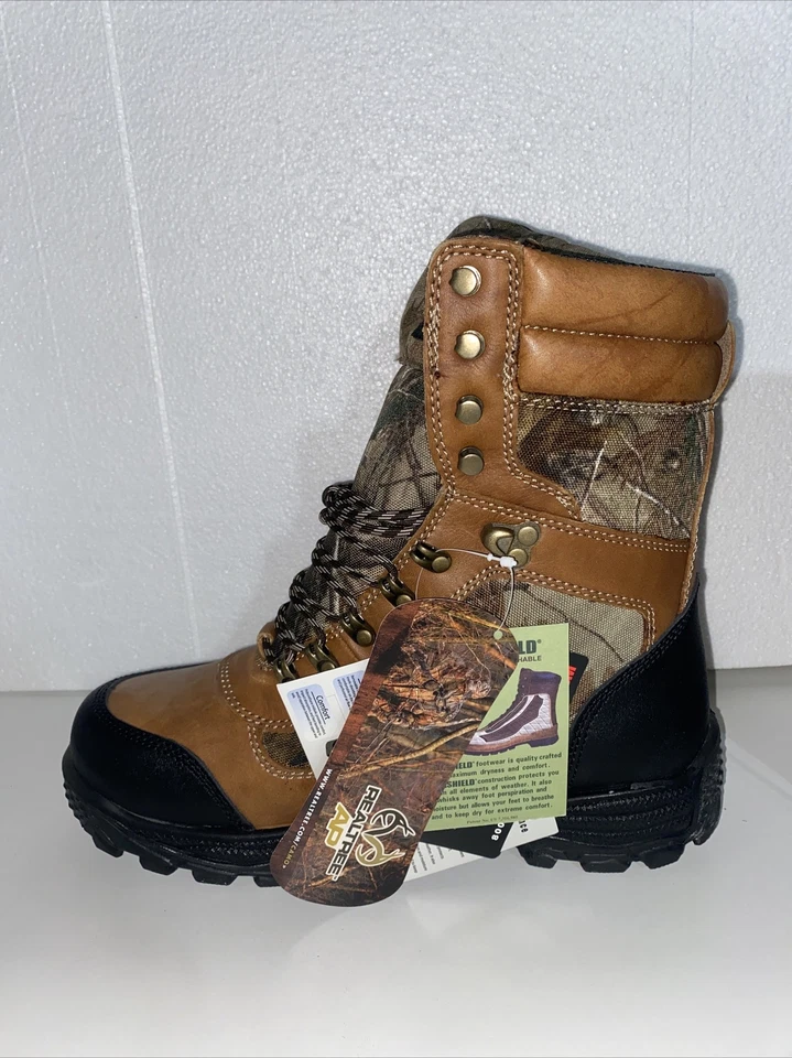 Mens Size 9.5 Trekker Tree 10”Leather Waterproof Insulated Boot Hunting 800 Gram - Image 3 of 4