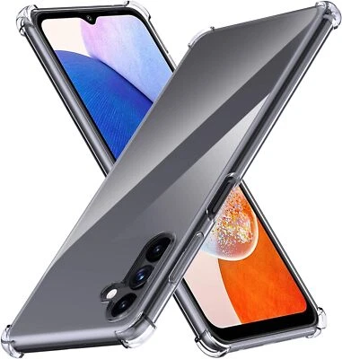 C27 Clear Case For Samsung A04s A13 A14 A15 A34 A54 Shockproof Silicone Phone Cover