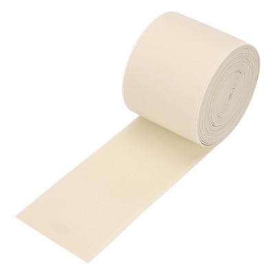 Elastic Bands For Sewing 3 Inch 5 Yard Beige Knit Spool High Elasticity