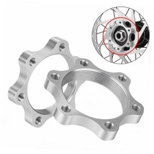 2 Pack Bike Bicycle Freewheel Threaded Hubs Disk Disc Brake Rotor 44MM/1.73