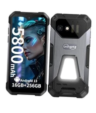 Tank Mini, 4.3" Android 13 Outdoor Rugged Smartphone Unlocked, Waterproof 4G 