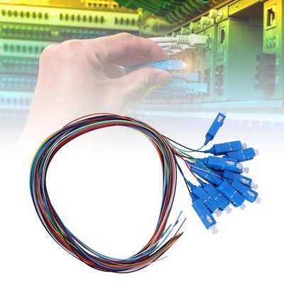 FLYPROFiber - OS2 Fibre SC Vers LC, SMF Options De Longueur De Câble Fibre Optique : 1 M-10 M, Cordon Duplex Monomode 1G/10G 9/125um LSZH 5 M
