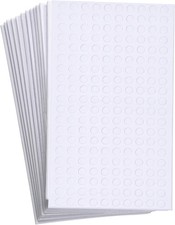 3D Foam Tapes - 2400 Pop Dots for Crafting, Round Dual-Adhesive