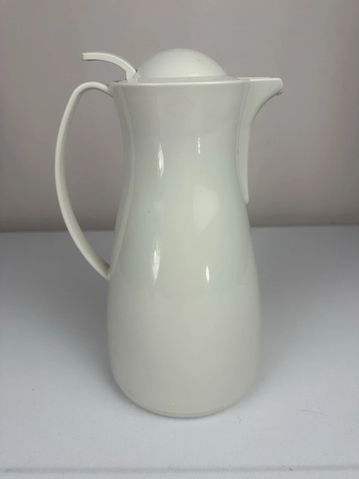 Jarra de chef mimada #6672 blanca aislante térmica 33 oz jarra té caliente/café Foto 3 de 4