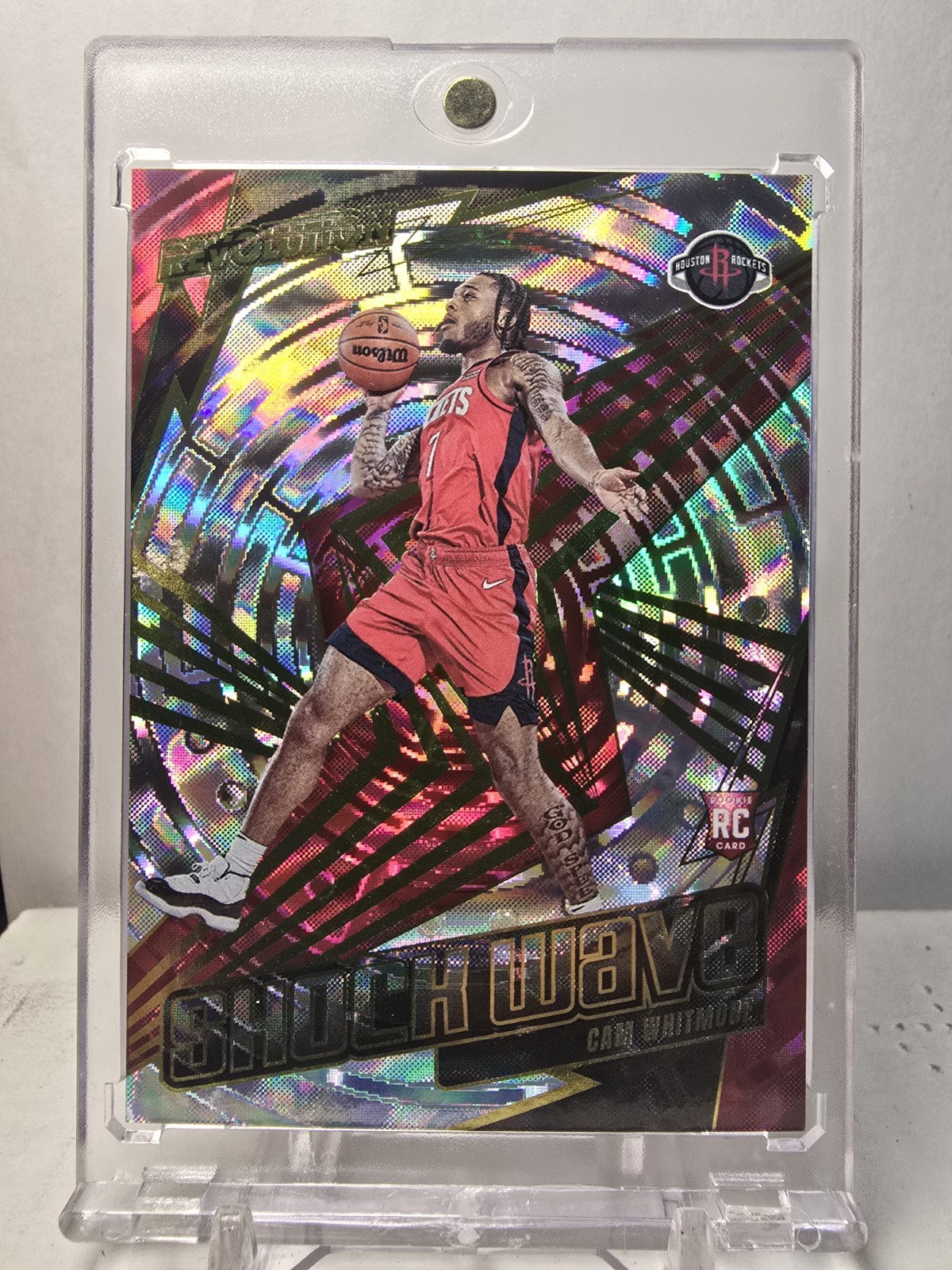 2023-24 Panini Revolution - Cam Whitmore #17 Shockwave Fractal Prizm SP (RC)