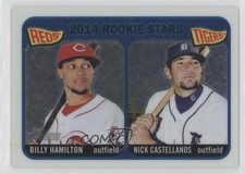 2014 Topps Heritage Rookie Stars Chrome /999 Billy Hamilton Nick Castellanos jg3