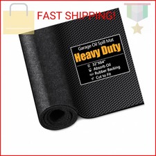 IDekooror Garage Floor Mat, 32" x 64" Oil Spill Mat for Under Car, Heavy Duty Ga